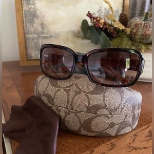 Coach Amelia Tortoise Sunglasses